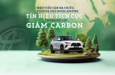 Nhờ tiếp cận đa chiều, Toyota thu được những tín hiệu tích cực trong nỗ lực giảm carbon