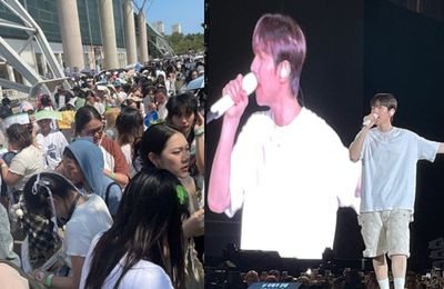 Trước giờ G concert Baekhyun (EXO) tại TP.HCM: Fan xếp hàng dài dưới trời nắng gắt, nam idol khoe visual "phát sáng"