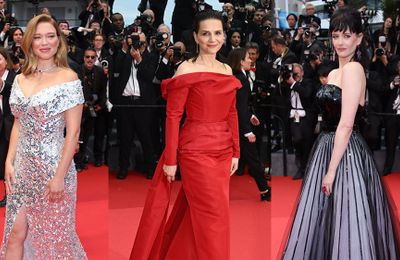 Các sắc màu quyền lực phủ sóng thảm đỏ LHP Cannes 2024 ngày đầu tiên