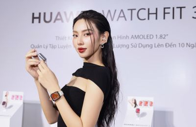 Đồng hồ thông minh HUAWEI WATCH FIT 3, trợ lý "đa-zi-năng" của hoa hậu Thùy Tiên