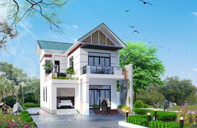 Nhà đẹp - Ngôi nhà được thiết kế đơn giản và mang hơi hướng sang trọng