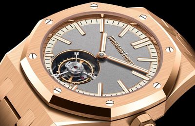 Audemars Piguet giới thiệu 2 phiên bản với mặt số độc đáo thuộc bộ sưu tập Royal Oak Selfwinding Flying Tourbillon