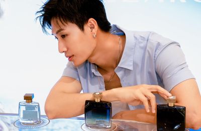 Mạc Trung Kiên, Hóa Trần, Bảo Luận mê mẩn Azzaro Chrome Parfums