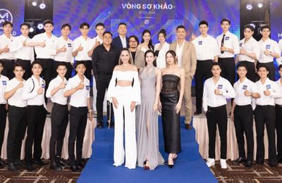 Lương Thùy Linh, Hoàng Phương, Đỗ Hà, đến vòng sơ khảo Mr World Vietnam ủng hộ các thí sinh