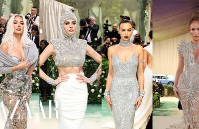 Xu hướng đầm ánh bạc càn quét thảm đỏ Met Gala 2024