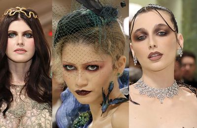 Phong cách trang điểm Goth chiếm lĩnh thảm xanh Met Gala 2024