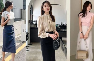 5 mẫu chân váy công sở chuẩn thanh lịch dành cho quý cô trên 40 tuổi