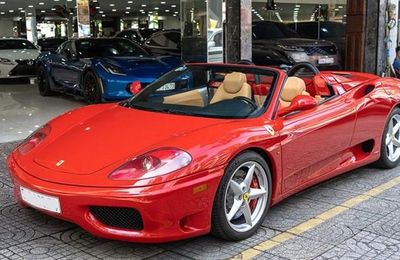 Ferrari 360 Spider mui trần về garage ôtô nghìn tỷ của 'Qua' Vũ