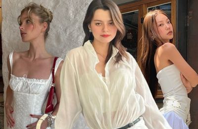 Sắc trắng phủ sóng Moodboard thời trang Mùa Hè của hội tín đồ từ Âu sang Á