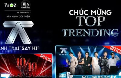 Anh Trai “Say Hi” chiễm chệ trên Top Trending Music