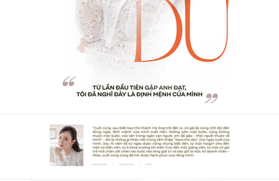 Midu: “Từ lần đầu tiên gặp anh Đạt, tôi đã nghĩ đây là định mệnh của mình”