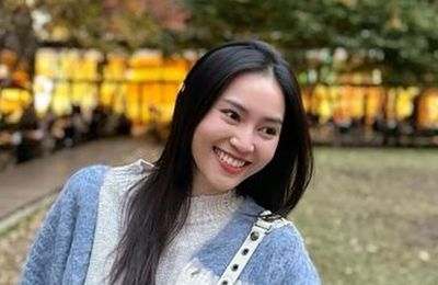 Ninh Dương Lan Ngọc gầy gò sau hai tháng đi du học