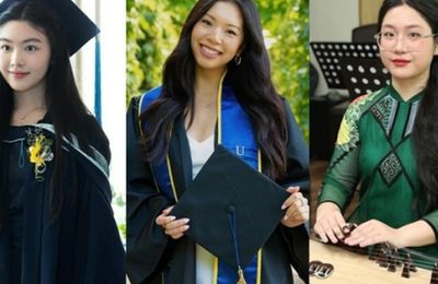Khoảnh khắc "gây sốt" của hội mỹ nữ con sao Việt tại lễ tốt nghiệp: Người được khen đẹp như Hoa hậu, người gây trầm trồ vì tài năng