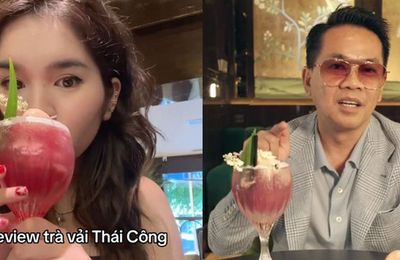 Màn review trà vải Thái Công gây sốt vì quá dứt khoát và thẳng thắn, chính chủ cũng phải làm video đáp trả