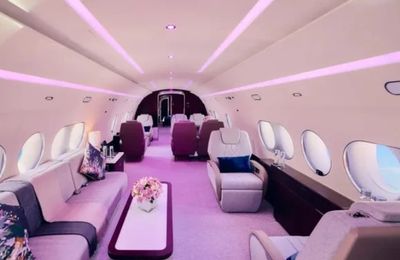 Bên trong máy bay 15.000 USD/giờ thuê của những người trên cả giàu có