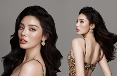 Hoa hậu Kỳ Duyên lộ diện áp đảo dàn thí sinh Miss Universe Vietnam