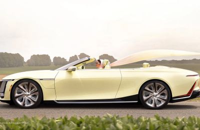 Cadillac Sollei Concept: Xe điện mui trần siêu sang, thanh lịch và công phu