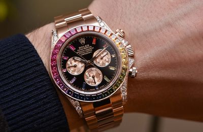 3,5 triệu USD cho đồng hồ Rolex 'cầu vồng' đầu tiên
