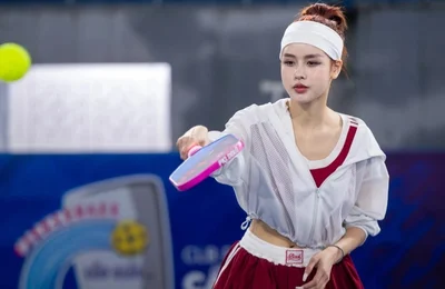 Những bóng hồng xinh đẹp trên sân pickleball ở Hà Nội