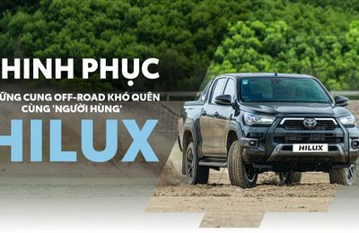 Chinh phục những cung off-road khó quên cùng 'người hùng' Hilux