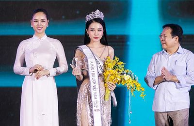 Nhan sắc ngọt ngào của Á hậu 1 Du lịch Việt Nam toàn cầu 2024