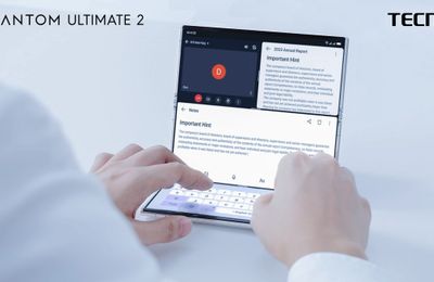 Video giới thiệu smartphone màn hình gập ba của Tecno
