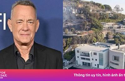 Biệt thự 26 triệu USD của Tom Hanks an toàn giữa vụ cháy rừng