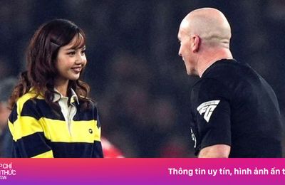 Lisa xuất hiện trong trận đấu giữa Arsenal và Tottenham
