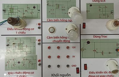 Thiết kế, chế tạo mô hình thực hành mạch điện tử tại Trường Đại học Thái Bình
