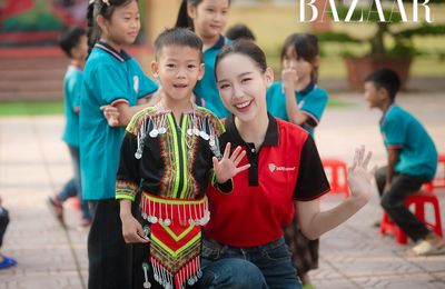 Hoa Hậu Bảo Ngọc đem yêu thương đến trẻ em vùng lũ Lạng Sơn Và Quảng Ninh
