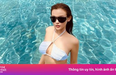 Huyền Baby nóng bỏng với bikini
