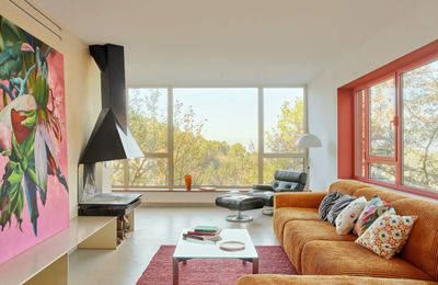 Nhà Casa Magarola: Lầu vọng cảnh trên sườn đá dốc