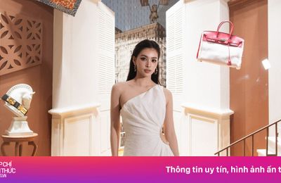 Châu Bùi, Tiểu Vy xuất hiện tại triển lãm 'Giao điểm tinh hoa'