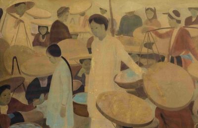 Chạm vào ký ức Việt qua từng lớp màu tranh lụa Nguyễn Phan Chánh