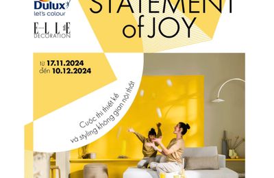 Khởi động dự án sáng tạo “Tuyên ngôn của niềm vui” cùng Dulux và ELLE Decoration