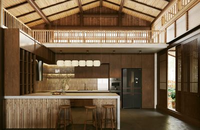 Đa chiều nội thất trong không gian bếp của tương lai