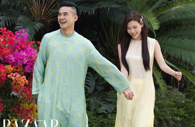 Vợ chồng Thúy Diễm, Lương Thế Thành sum vầy cùng bố mẹ trong dịp Tết Ất Tỵ