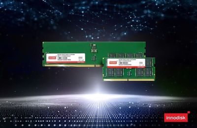 Innodisk ra mắt bộ nhớ DRAM DDR5 6400 với dung lượng 64GB