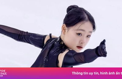 'Thiên thần' sân băng Hàn Quốc sinh năm 2008 gây chú ý