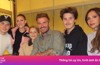 Beckham khiến cả gia đình 'khó chịu'