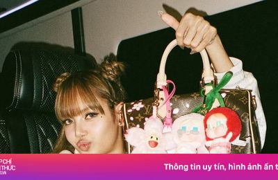 Labubu hạ nhiệt, Lisa lăng xê 'em bé khóc'