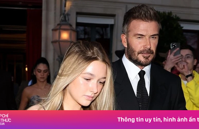 Gu ăn mặc đối lập của con gái David Beckham và Angelina Jolie