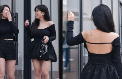 Diện váy ngắn, chẳng lo lắng