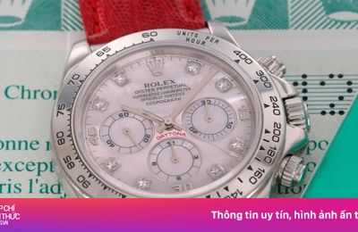 Ước tính 1,7 triệu USD cho đồng hồ Rolex độc bản