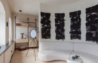 Căn hộ Moscow: Đan dệt tinh thần Wabi-sabi