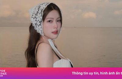Tăng Mỹ Hàn hóa 'nàng thơ' ở biển