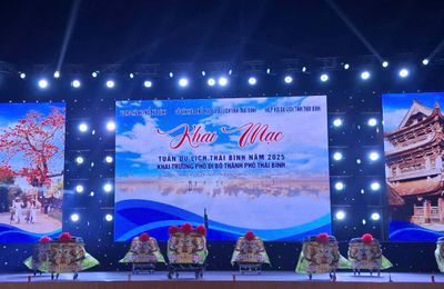 Khai mạc Tuần du lịch 2025 tỉnh Thái Bình