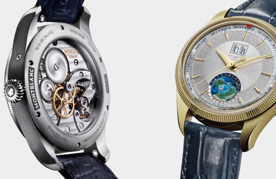 Di sản Minerva chạm đến thiết kế đồng hồ Montblanc 1858 Geosphere Annual Calendar