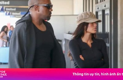 Vợ Kanye West lại không mặc quần