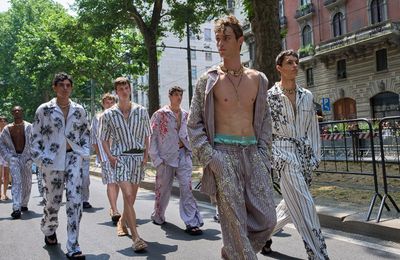 DOLCE&GABBANA RA MẮT BST XUÂN-HÈ 2026 DÀNH CHO NAM​ “PYJAMA BOYS”